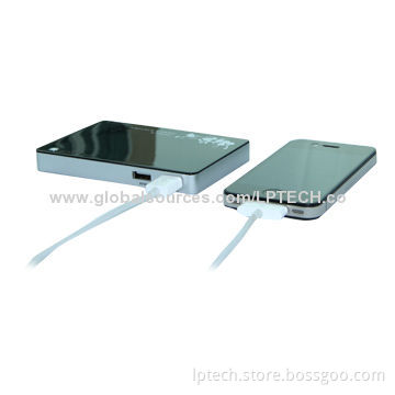 5000mAh Power Chargers for iPhone/iPad/MP3/MP4/GPS, with Double USB 5V1A/5V2A